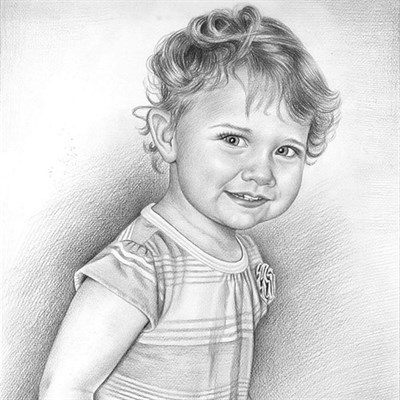 Hand Drawn Pencil Portraits from Photos,by myDaVinci - myDaVinci